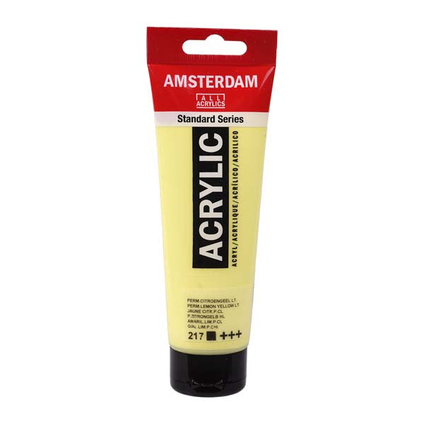 Amsterdam Acrylic Paint, 120ml - 217 - Permanent Yellow Light