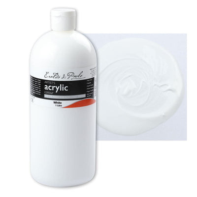 Eraldo di Paolo Acrylic Paint, White, 1L