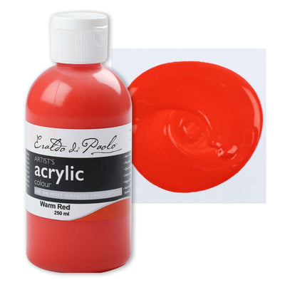 Eraldo di Paolo Acrylic Paint, Warm Red, 250ml
