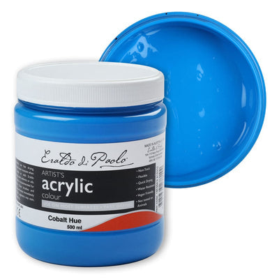 Eraldo di Paolo Acrylic Paint, Cobalt Hue, 500ml