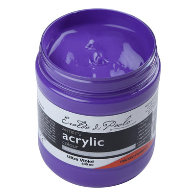 Eraldo di Paolo Acrylic Paint, Ultra Violet, 500ml