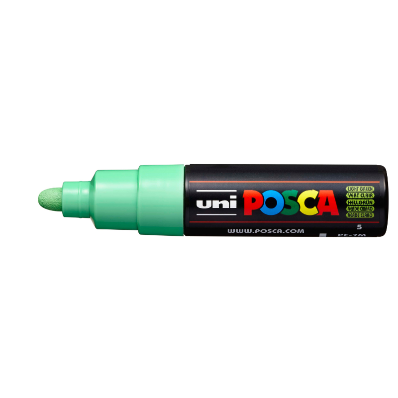 Posca PC 7M Bold Bullet Tip Paint Marker, Light Green