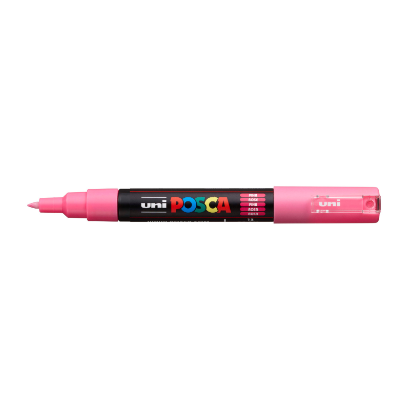 Posca PC1M Extra Fine Bullet Tip Paint Marker, Pink