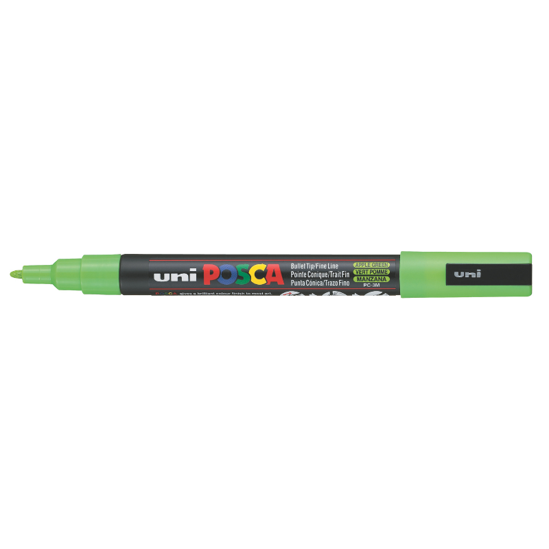 Posca PC-3M Fine Bullet Tip Paint Marker, Apple Green