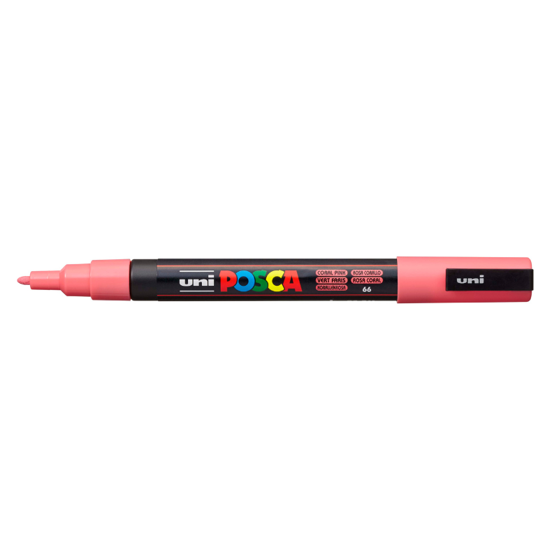 Posca PC-3M Fine Bullet Tip Paint Marker, Coral Pink