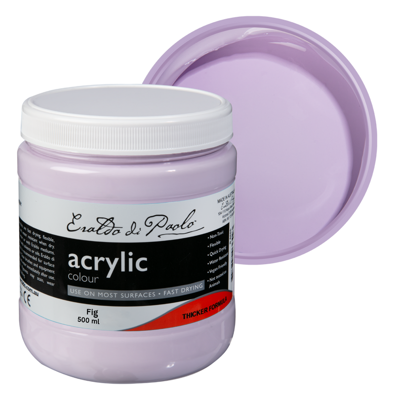 Eraldo di Paolo Acrylic Paint Pastel Fig 500mL