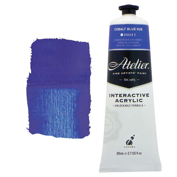 Atelier Interactive Artists Acrylic Paint, Cobalt Blue Hue S2 80ml