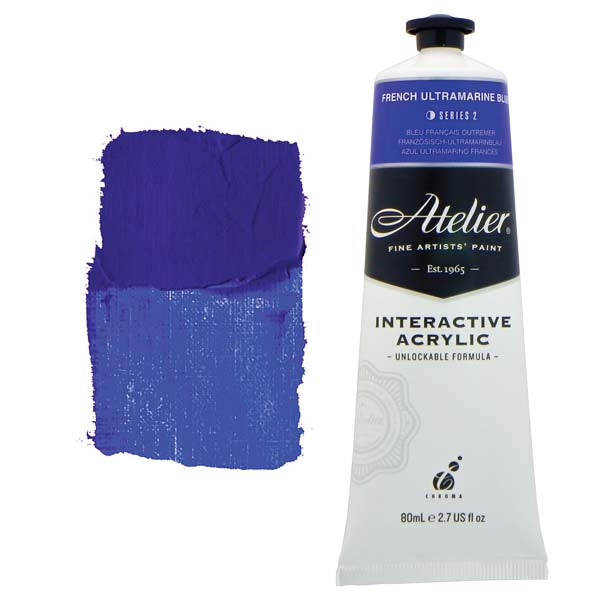 Atelier Interactive Artists Acrylic Paint, French Ultramarine S2 80ml