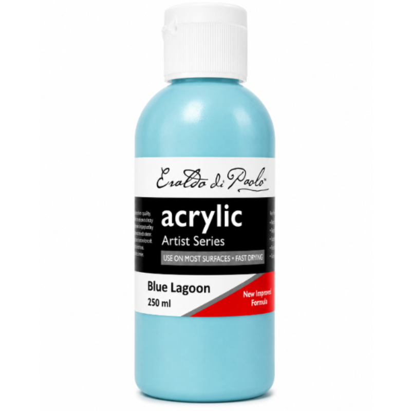 Eraldo di Paolo Acrylic Paint, Blue Lagoon, 250ml