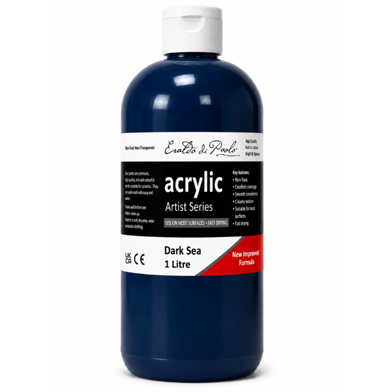 Eraldo di Paolo Acrylic Paint, Dark Sea, 1L