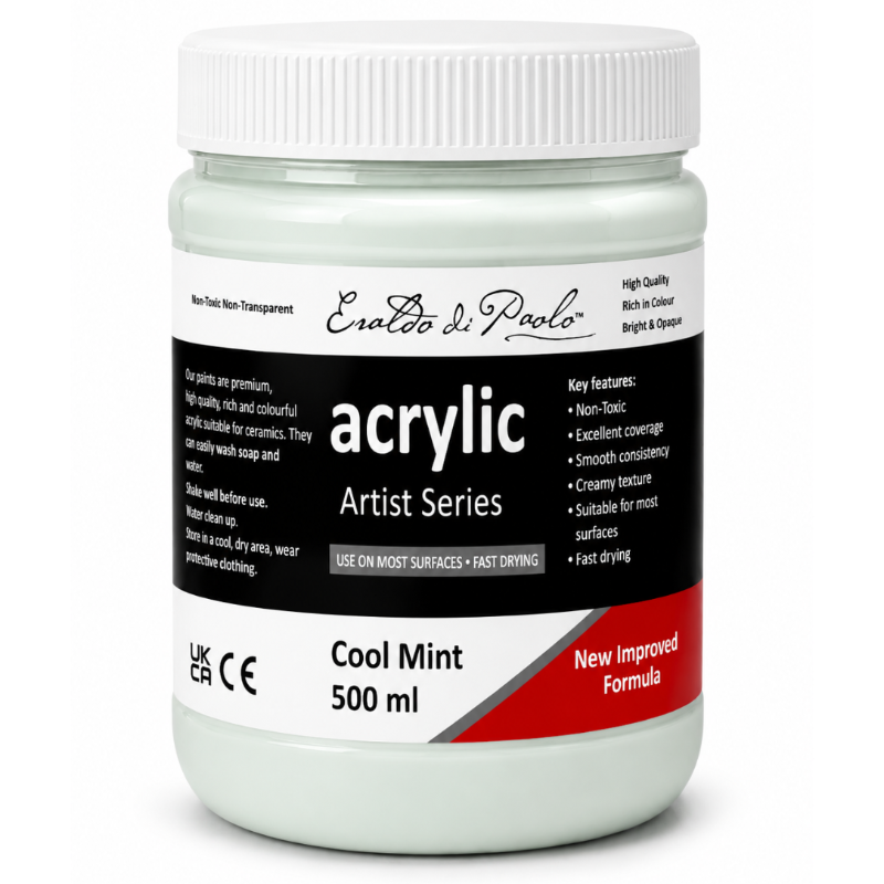 Eraldo di Paolo Acrylic Paint, Cool Mint, 500mL