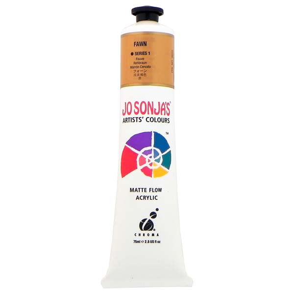 Jo Sonja's Matte Flow Acrylic Paint Fawn 75ml S1