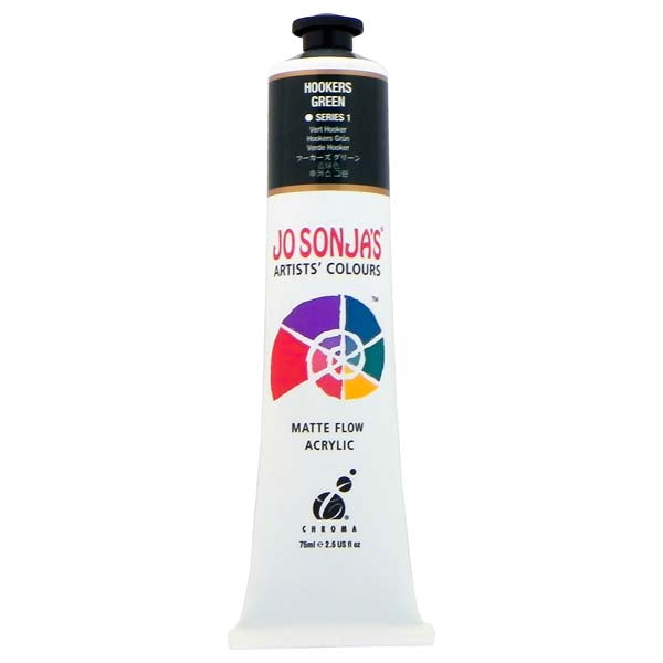 Jo Sonja's Matte Flow Acrylic Paint Hookers Green 75ml S1