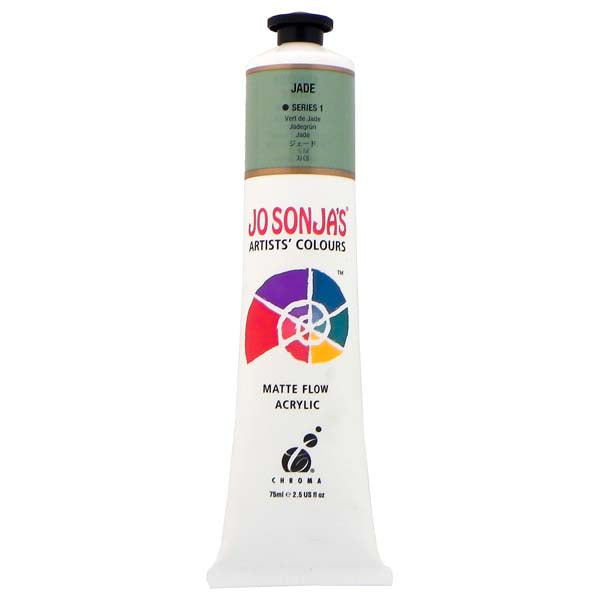 Jo Sonja's Matte Flow Acrylic Paint Jade 75ml S1