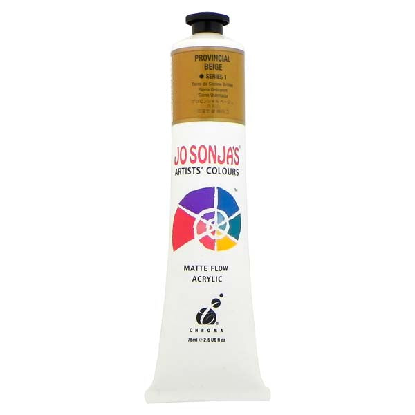 Jo Sonja's Matte Flow Acrylic Paint Provincial Beige 75ml S1