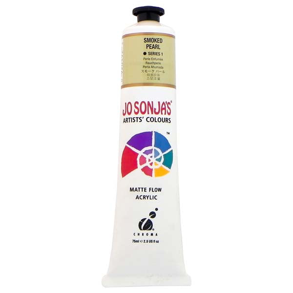 Jo Sonja's Matte Flow Acrylic Paint Smoked Pearl 75ml S1