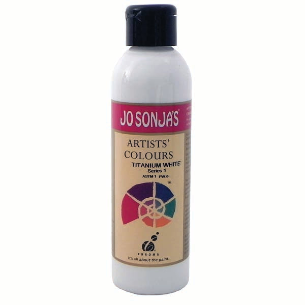 Jo Sonja's Matte Flow Acrylic Paint Titanium White 250ml S1 *