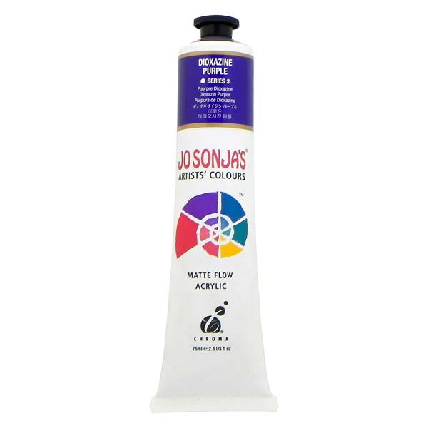 Jo Sonja's Matte Flow Acrylic Paint Diox Purple 75ml S3