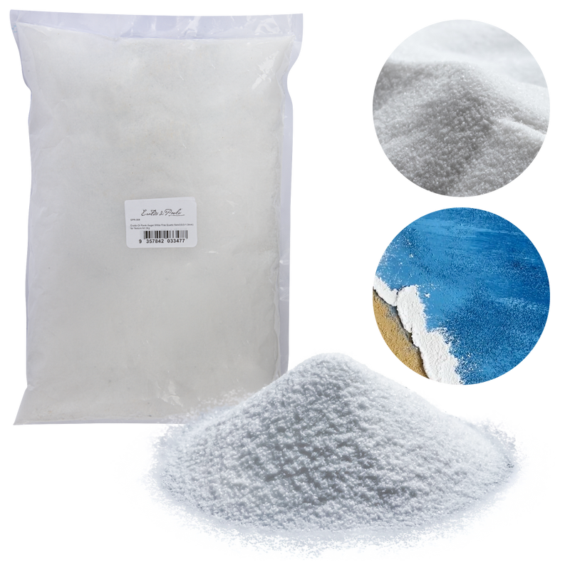 Eraldo Di Paolo Sugar White Fine Quartz Sand (0.5-1.0mm) for Texture Art 2kg