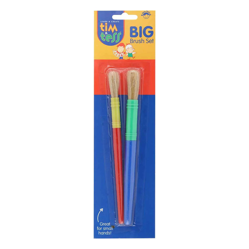 Tim & Tess Kids Round Brush Set 2 Pieces