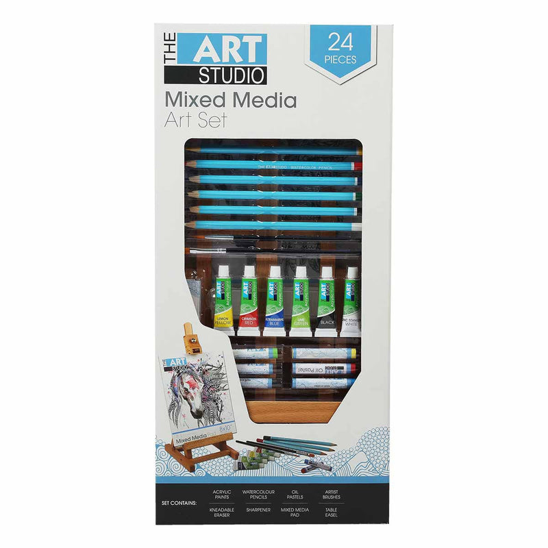 The Art Studio 24pc Mixed Media Art Set