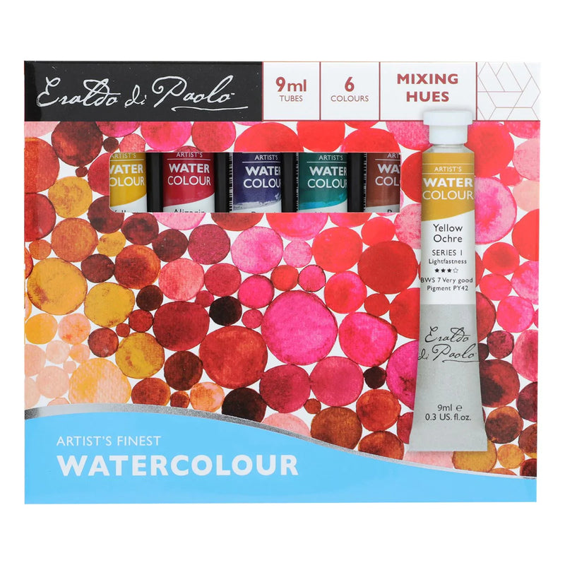 Eraldo di Paolo Watercolour Paint Mixing Hues 6 x 9ml