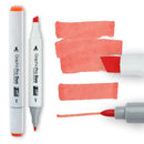 Light Coral The Art Studio GraphicPro Duo Marker French Vermilion Pens and Markers