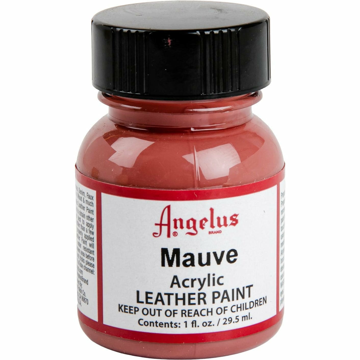 Angelus Acrylic Paint Mauve 169 29Ml Use On Leather, Vinyl Or Fabric