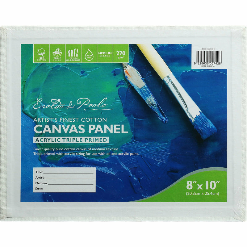 8 x 10 Inches Eraldo Di Paolo Canvas Panel
