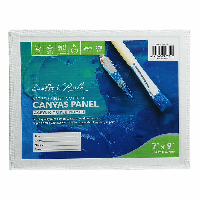 Eraldo Di Paolo Canvas Panel 7 x 9 Inches