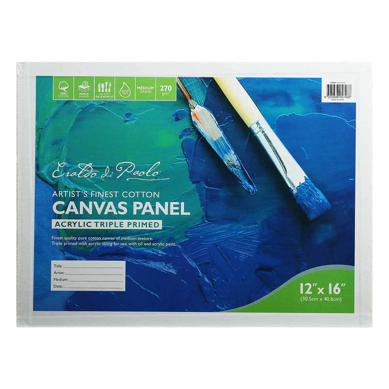 12 x 16 Inches Eraldo Di Paolo Canvas Panel