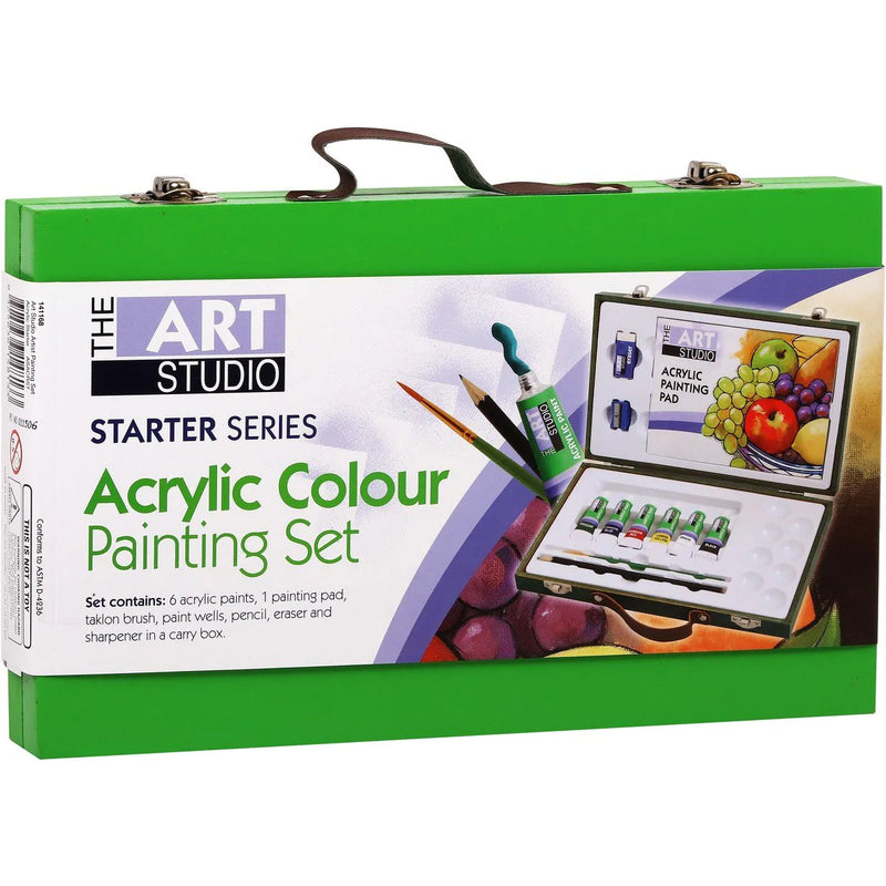 The Art Studio Acrylic Colour Painting Set Starter Series