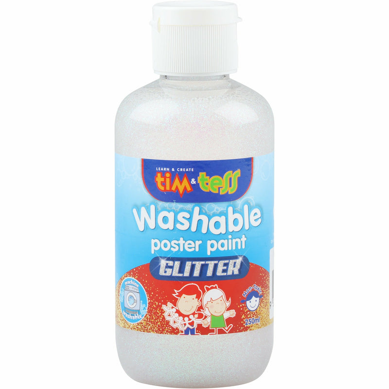 Tim & Tess Children's Washable Glitter Poster Paint Fairy Crystal 250ml