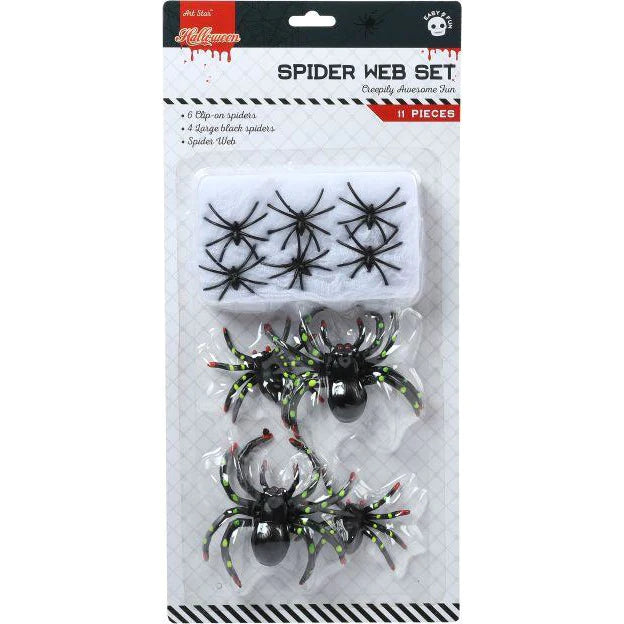 Art Star Halloween Spider Web Set 27 x 17.5cm