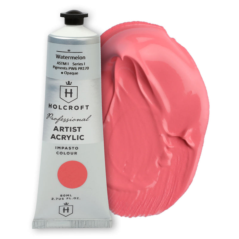 Holcroft Professional Acrylic Impasto Paint Watermelon S1 80ml