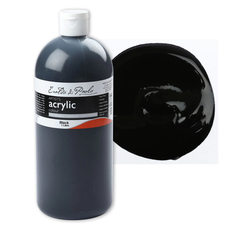 Eraldo Di Paolo Acrylic Paint Black 1L