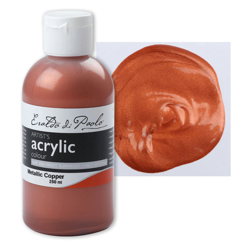 Eraldo Di Paolo Acrylic Paint Metallic Copper 250ml