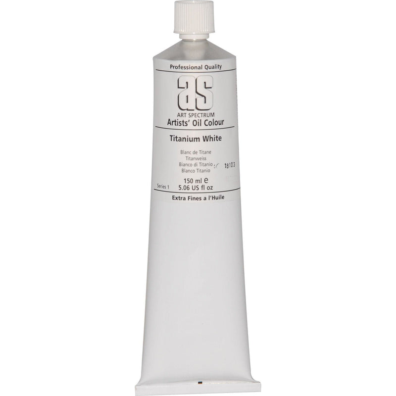 Art Spectrum Oil Paint 150mL Titanium White S1