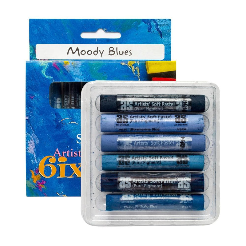 Art Spectrum Standard Pastel Six Pack Moody Blues