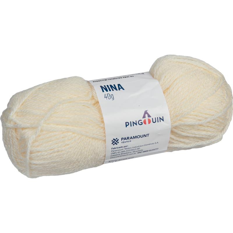 Pingouin Nina 100% Acrylic Yarn 40g Ball 106m-Cru