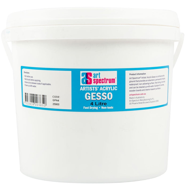 Art Spectrum 4Lt Artists' Quality Gesso - White