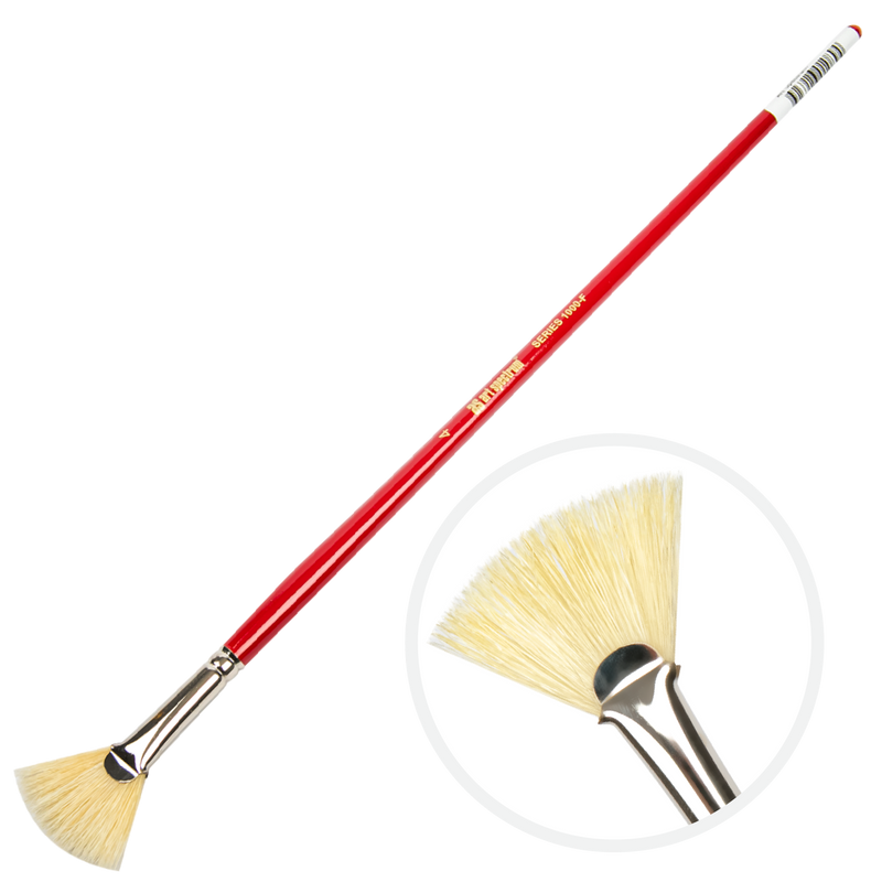 Art Spectrum Brush Series 1000 Interlocked Hog Bristle - Fan Size - 4