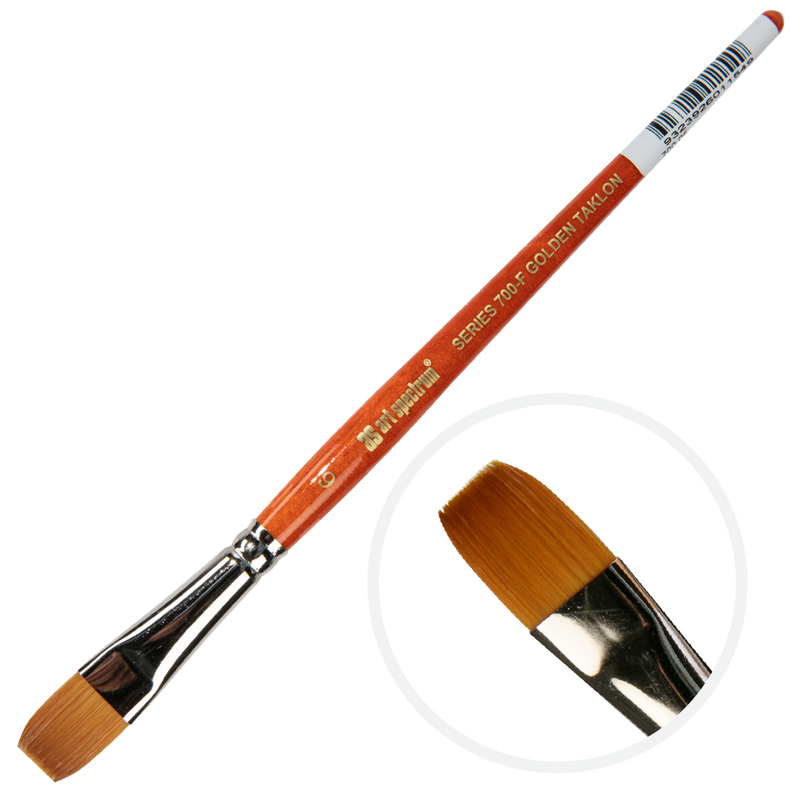 Art Spectrum Brush Series 700 Imitation Golden Sable - Flat Size - 6