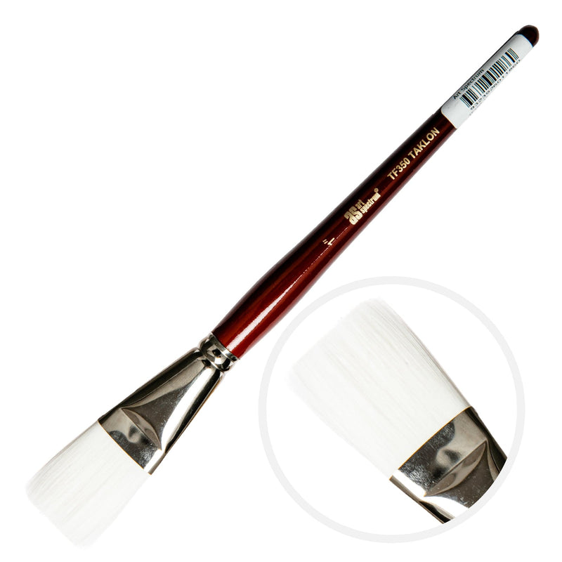 Art Spectrum Brush Series Tf350 White Taklon - Flat Size - 1