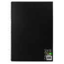 Black Eraldo Di Paolo A3 Visual Diary 110gsm White 60 Sheets Pads