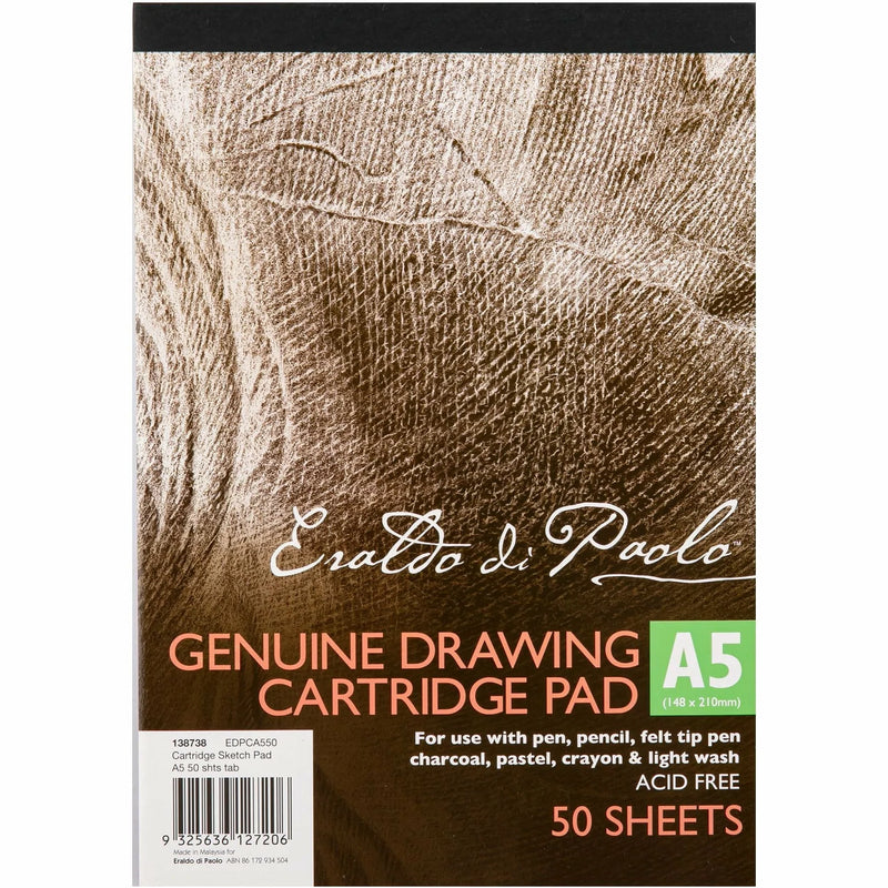Eraldo Di Paolo Tab Cartridge Sketch Pad A5 50 Sheets