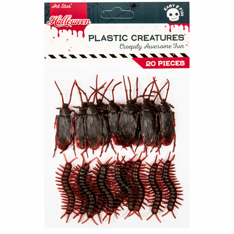 Art Star Halloween Plastic Creatures (20 Pieces)