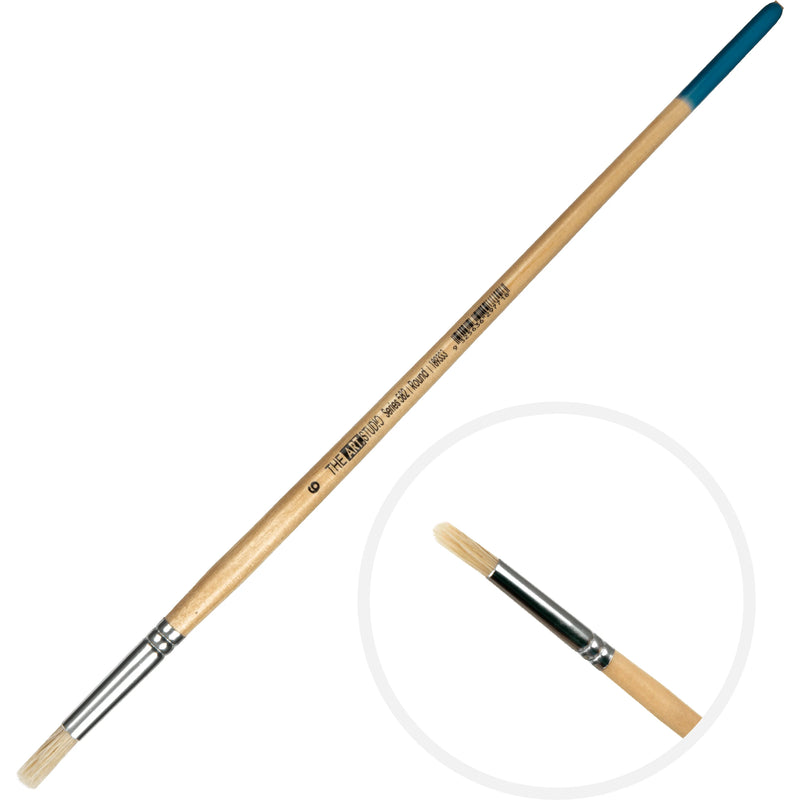 Art Studio Bristle Brush Series 582 Round Size 6