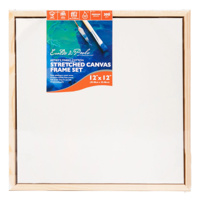 12 x 12 Inches Eraldo Di Paolo Stretched Canvas with Wood Frame