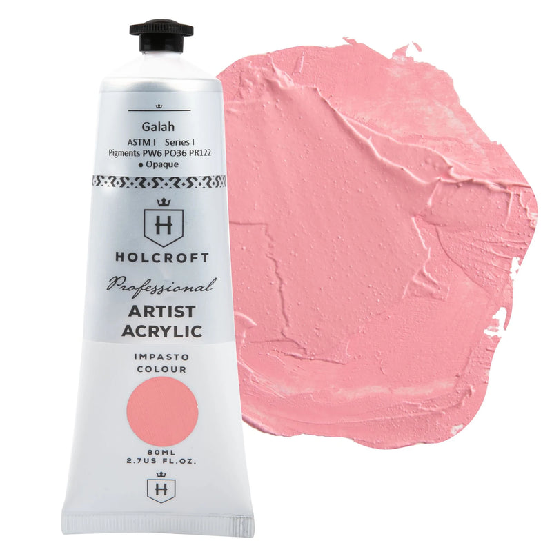 Holcroft Professional Acrylic Paint Australian Series Galah 80ml
